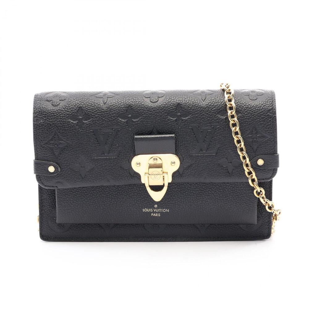 Louis Vuitton Portefeuille Vavin Chain Monogram Empreinte Noir Shoulder Bag H...